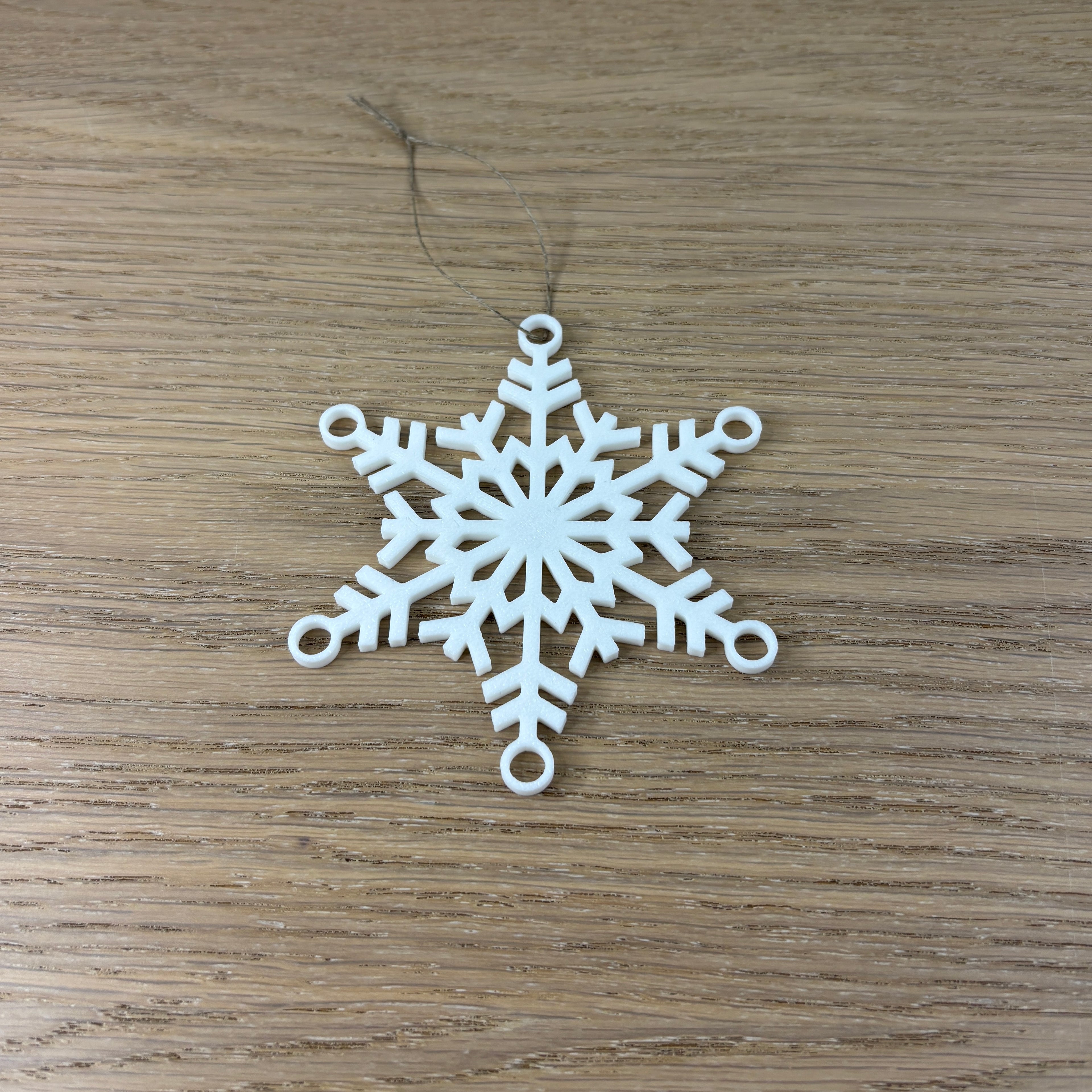 Ozdoba s motivem vločky